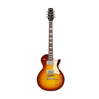 Heritage, Custom Shop Core Collection H-150 Plain Top Electric Guitar with Case (Artisan Aged), Tobacco Sunburst